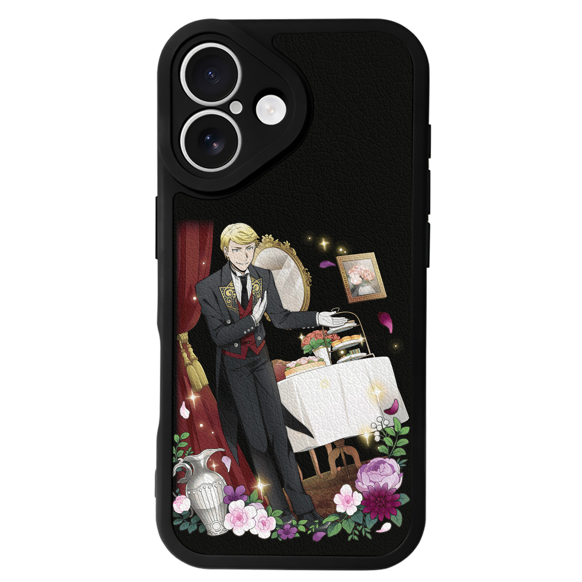 （画像用） 文豪ストレイドッグス Bungo Stray Dogs 【iPhone 16シリーズ対応】シリコンスマホケース（レザー調） 材質：シリコン